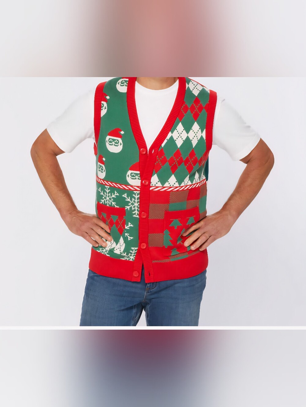 Duluth Trading Co Men's Holiday Sweater Vest